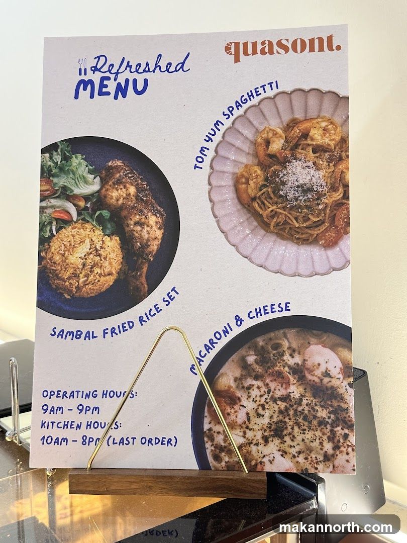 Refreshed Menu