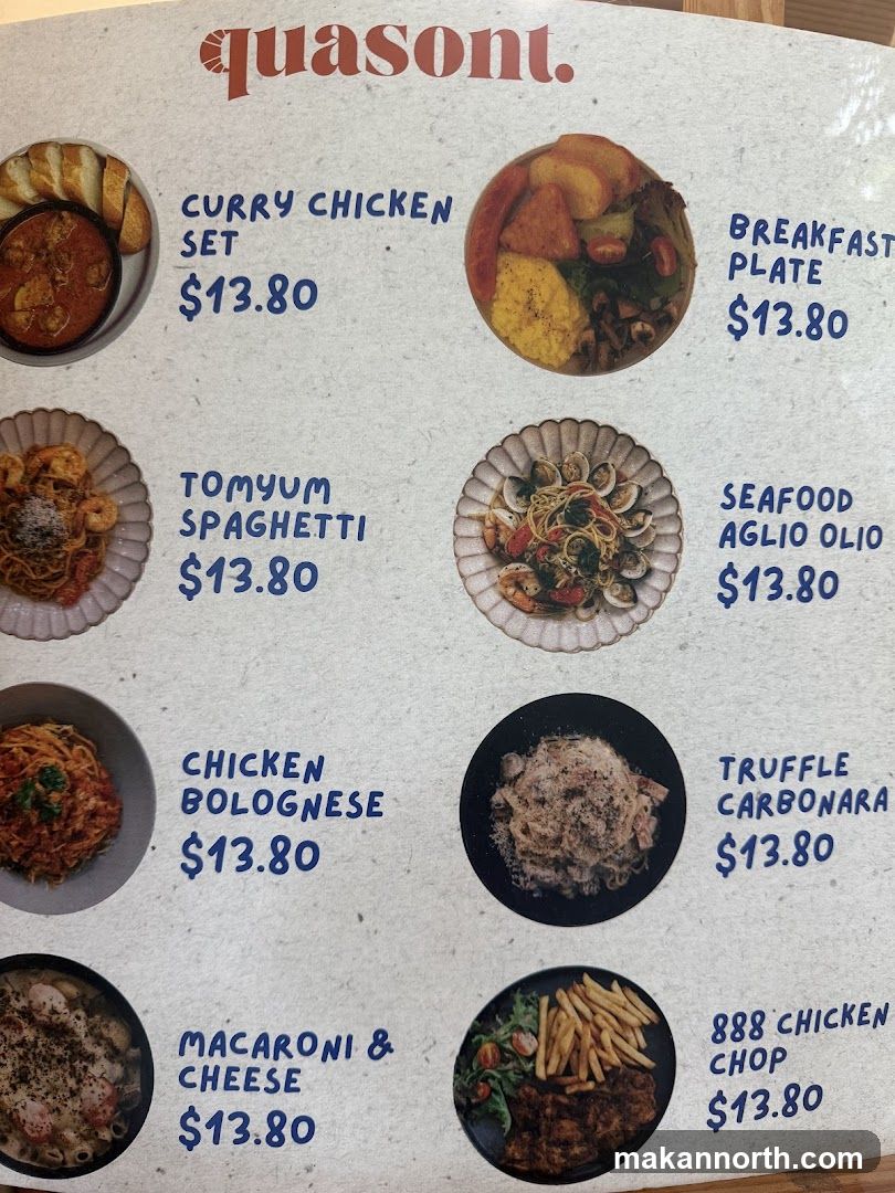Quasont Menu