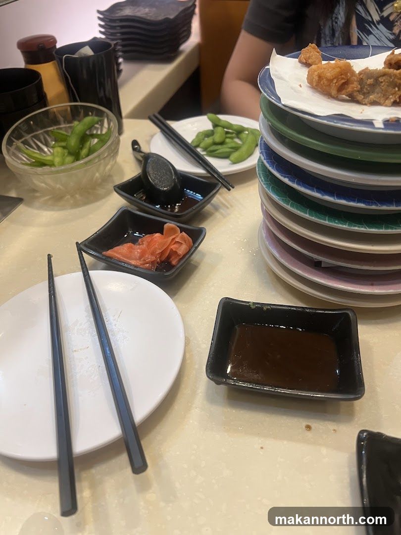 Sushi Restaurant Table Setting