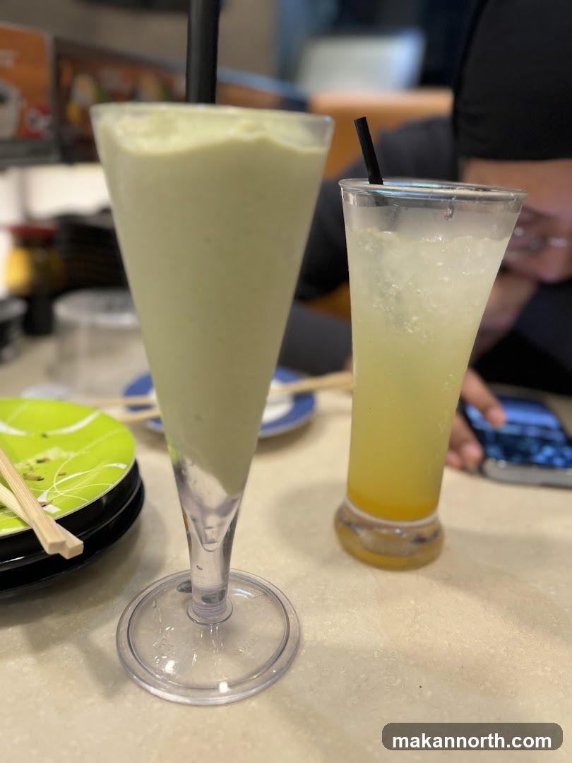 Two Drinks on a Table