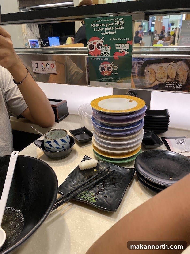 Sushi Restaurant Table