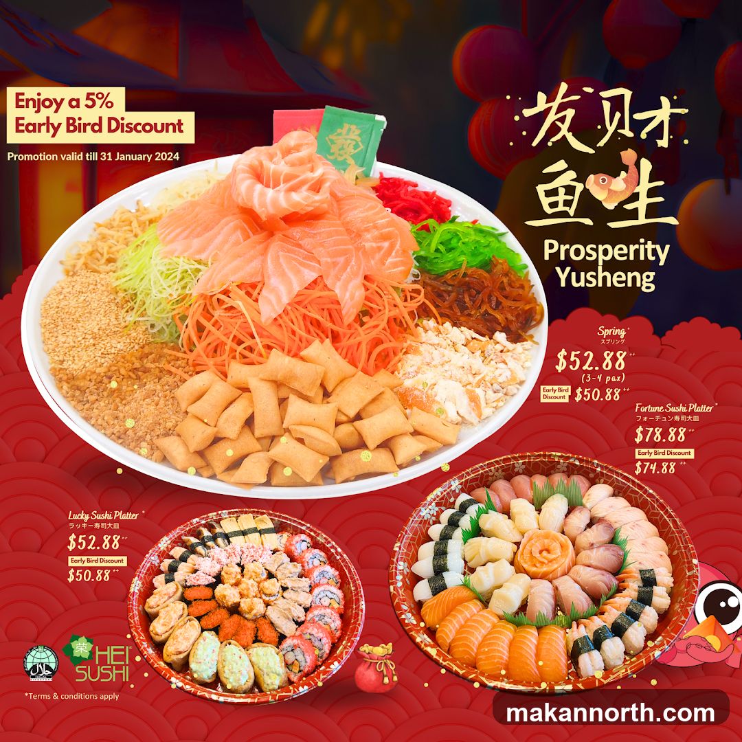 Prosperity Yusheng and Sushi Platters Promotion