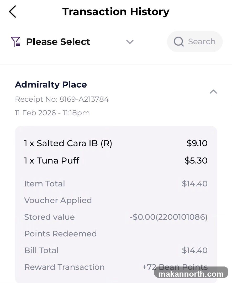Transaction History