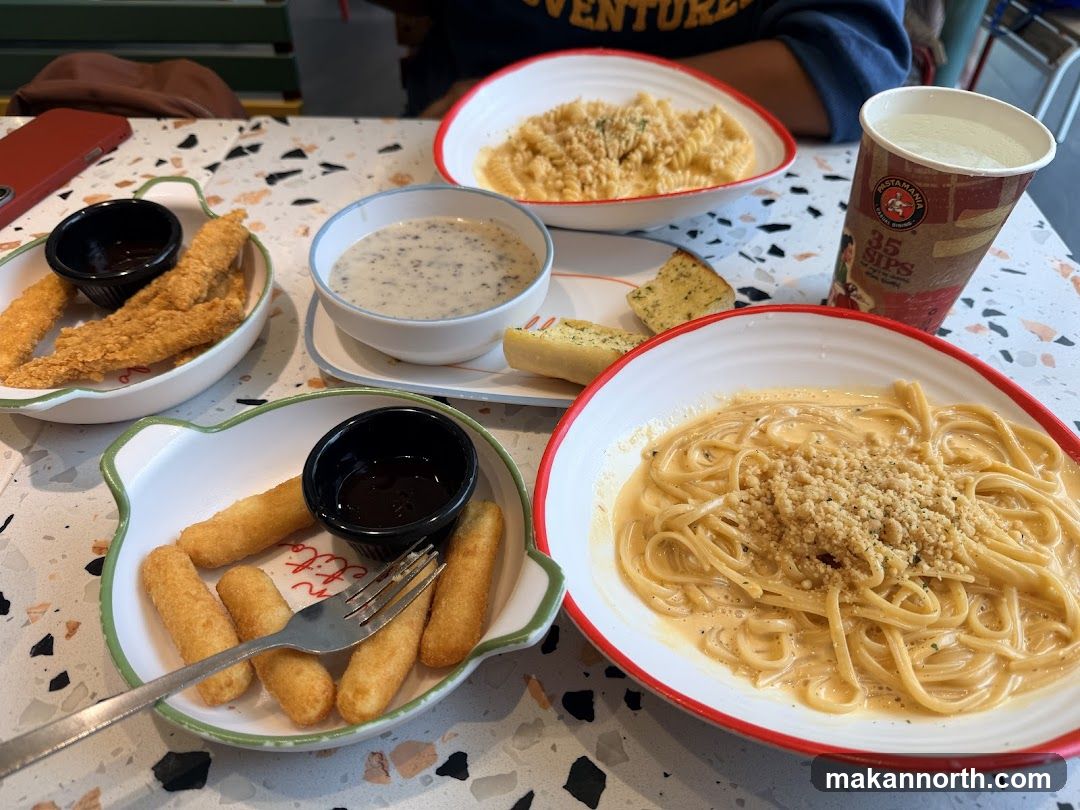Pasta Dishes and Appetizers