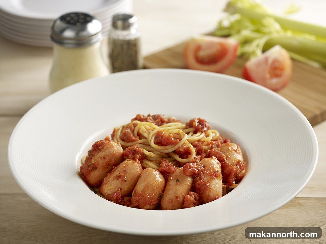 Spaghetti with Sausages