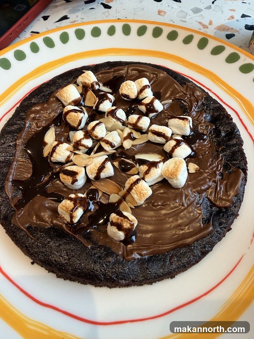 Chocolate Dessert Pizza
