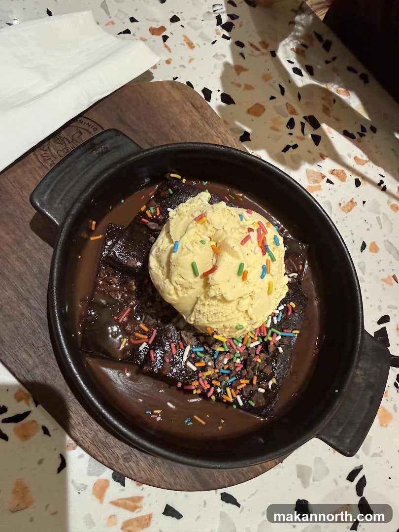 Chocolate Brownie with Ice Cream