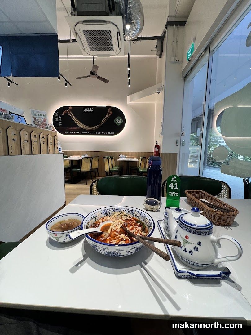 Restaurant Interior with Noodles