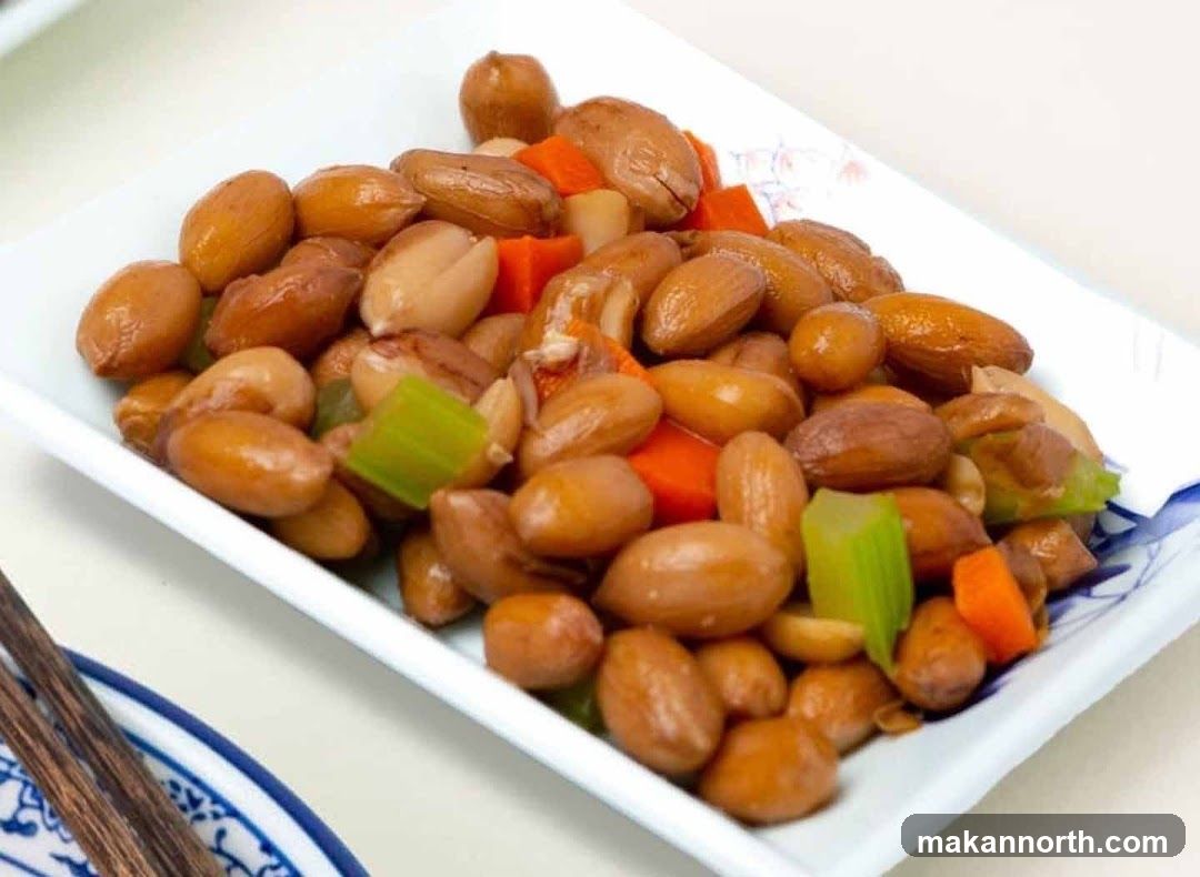 Peanuts with Carrots and Celery