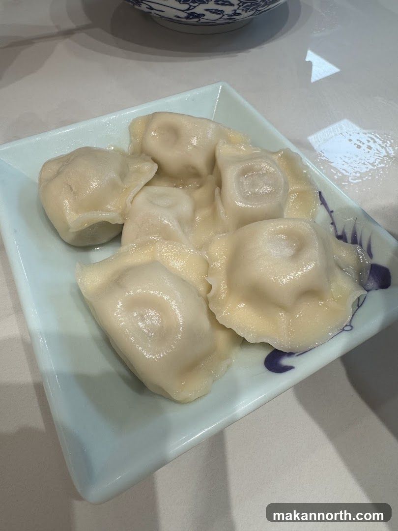 Dumplings on a Plate
