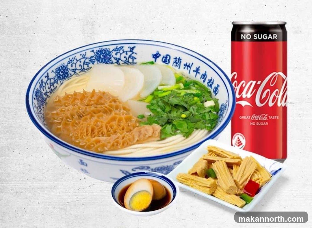 Noodle Soup with Coca-Cola