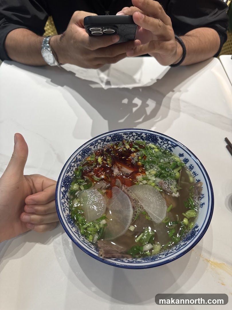 Bowl of Beef Noodle Soup