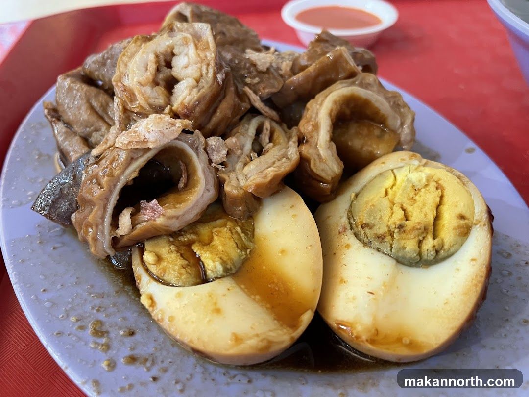 Braised Pork Intestines and Eggs