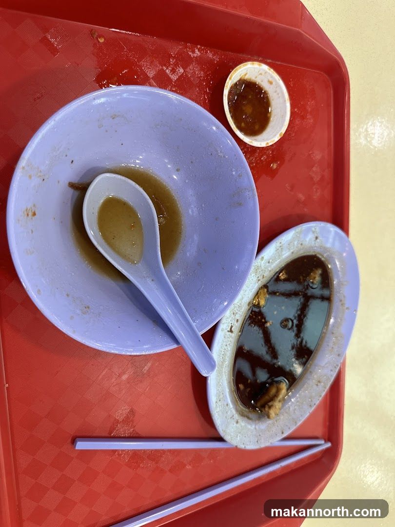 Dirty Dishes on a Tray