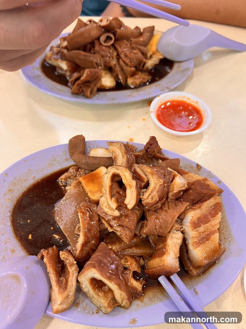 Braised Pork and Intestines