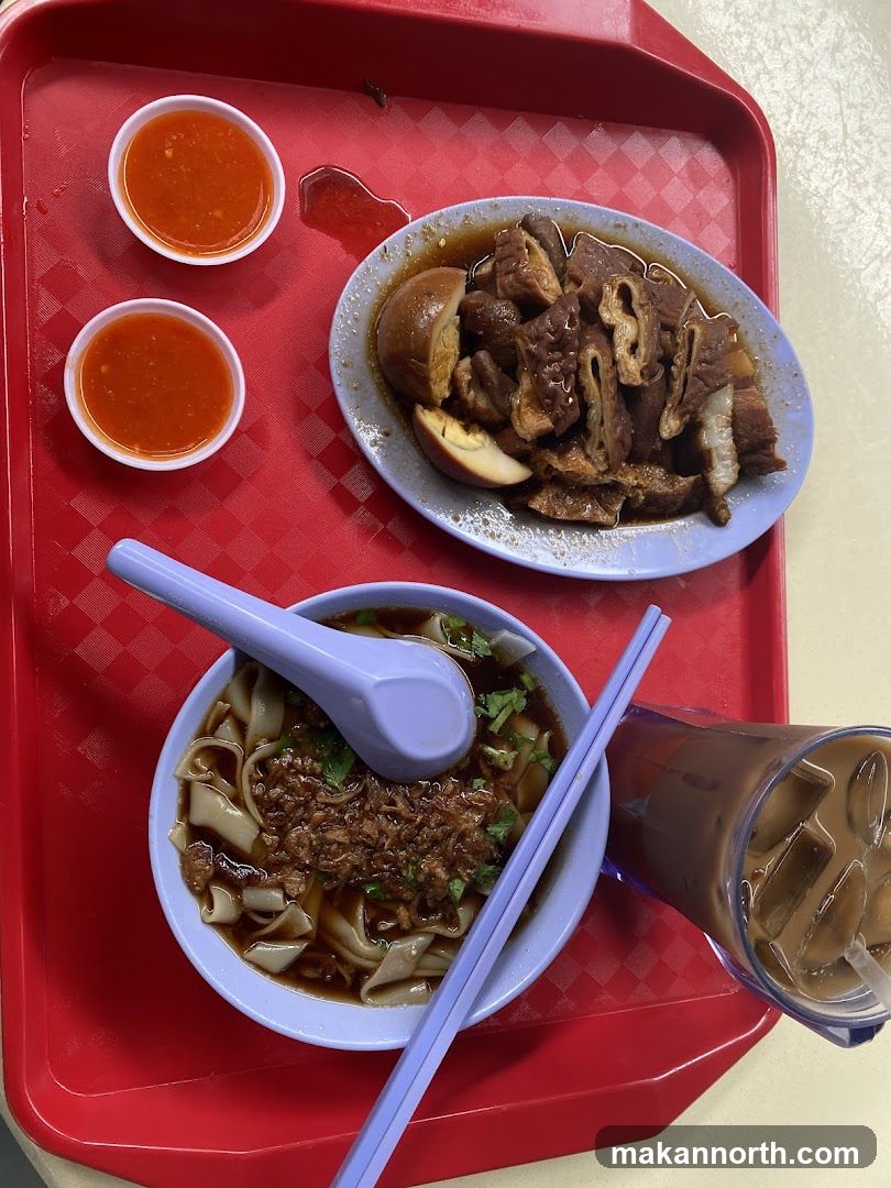 Braised Pork Intestines and Noodles