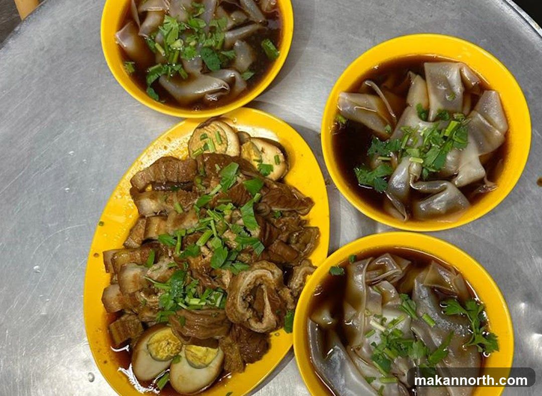 Braised Pork Belly and Eggs with Noodles