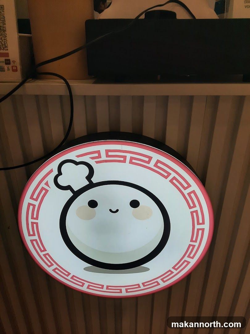 Cute Dumpling Character Sign