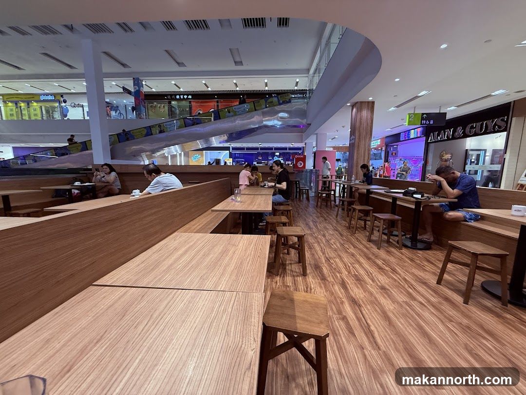 Diners at a Modern Food Court
