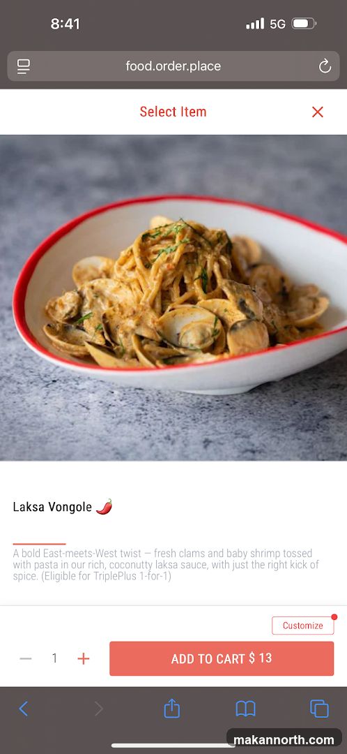 Laksa Vongole