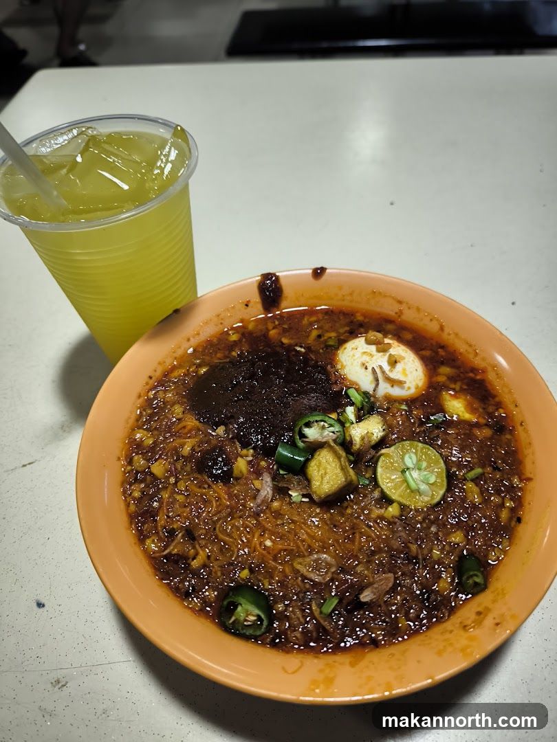 Noodle Dish and Drink