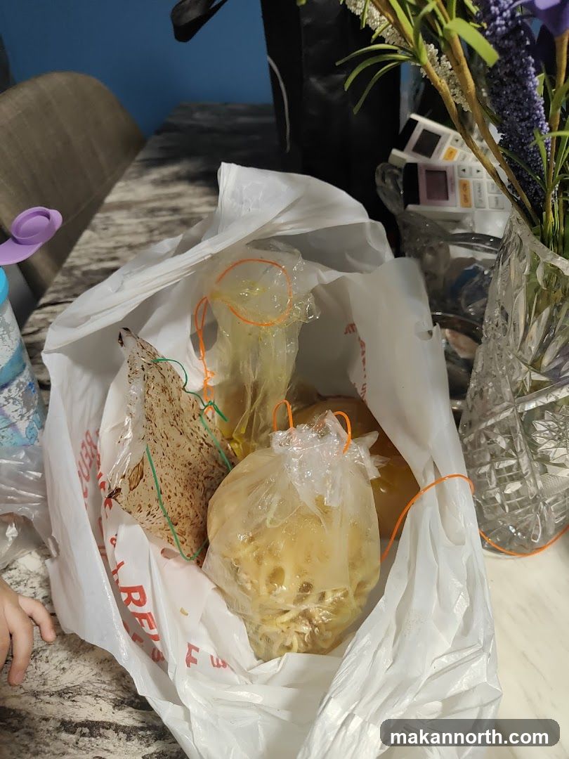 Takeout Food in Plastic Bag