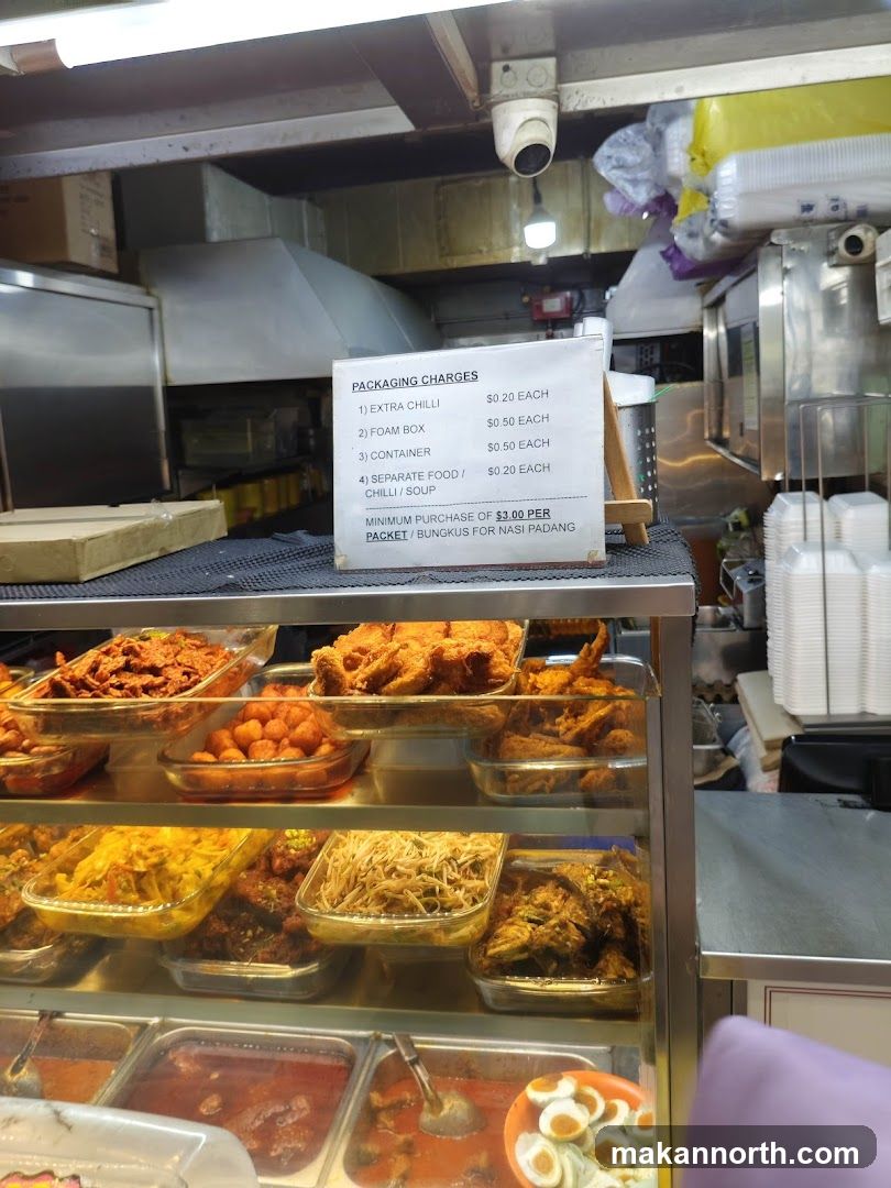 Food Display and Packaging Charges