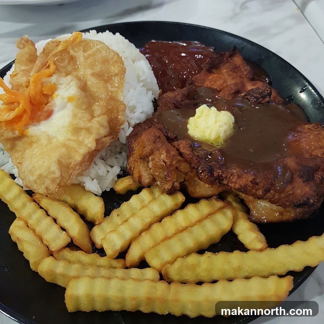 Chicken Chop with Rice