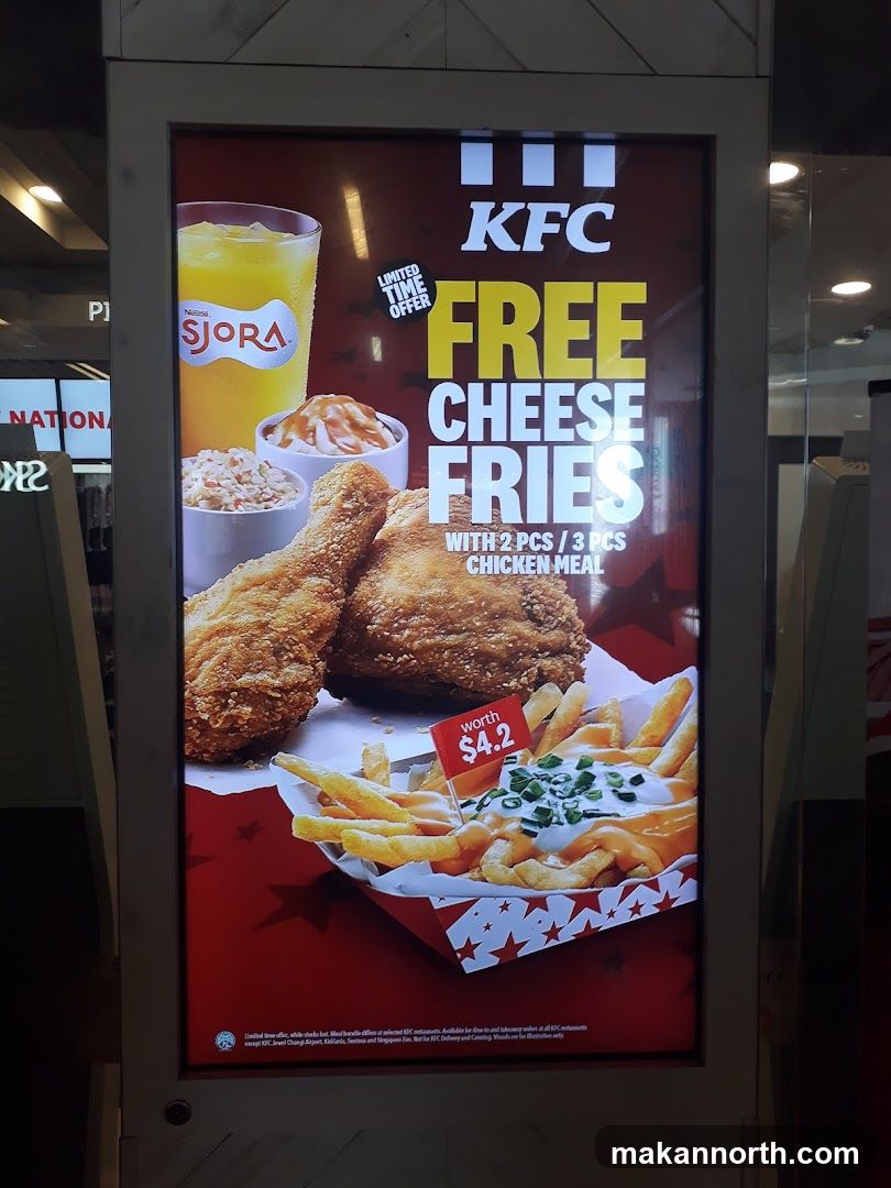 KFC Free Cheese Fries Promotion