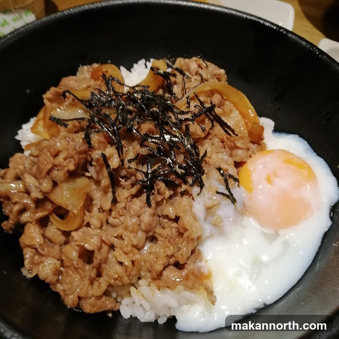 Beef and Egg Rice Bowl