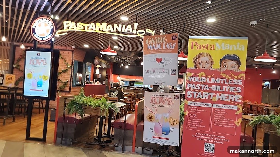 PastaMania Restaurant Entrance