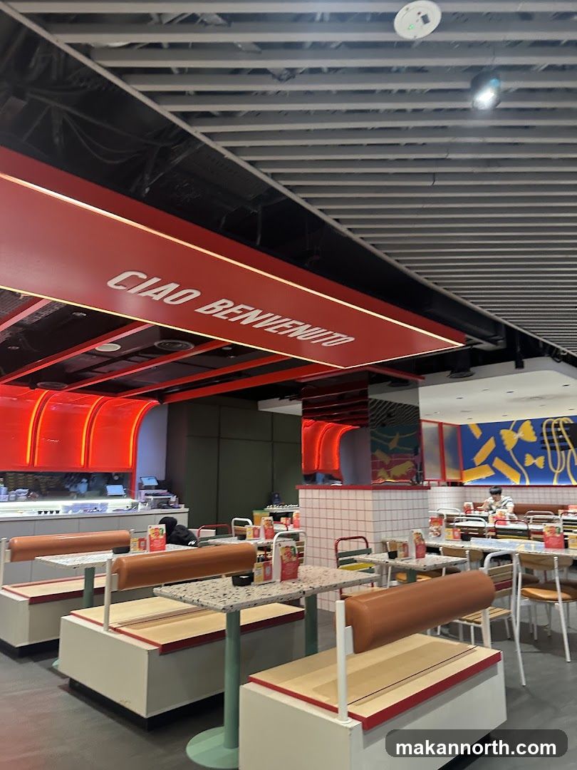 Restaurant Interior with Seating