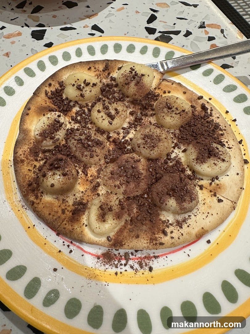 Banana and Chocolate Pizza
