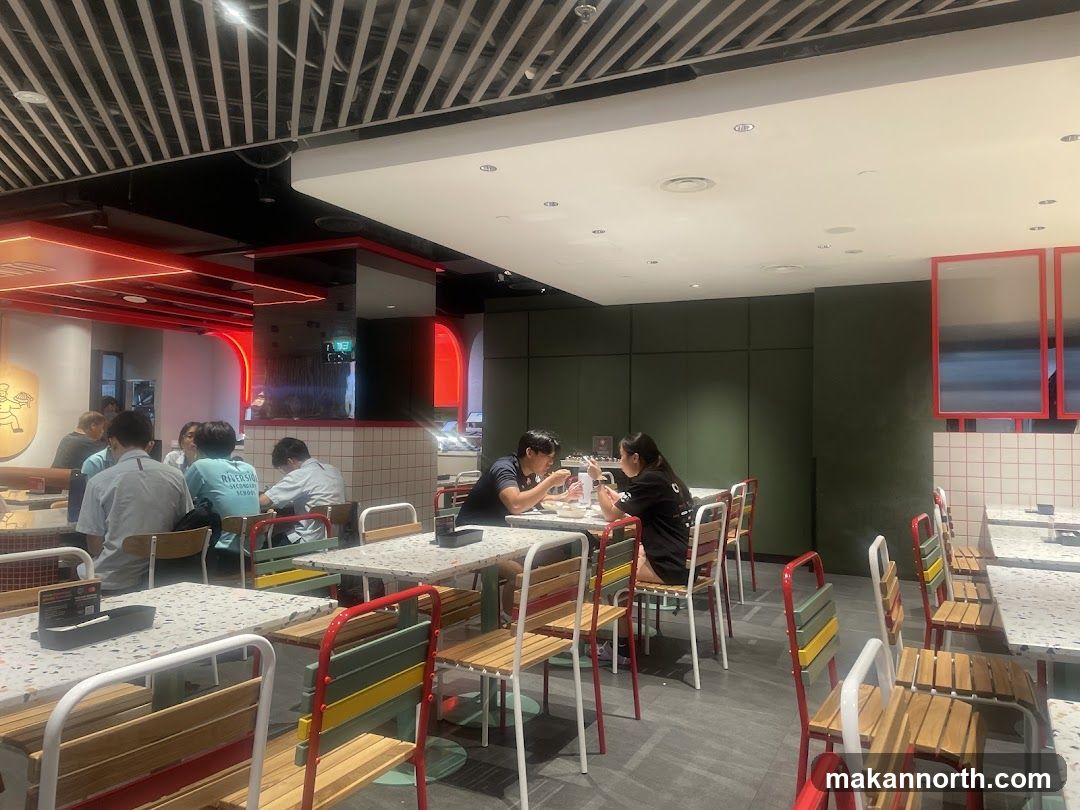 Restaurant Interior with Diners