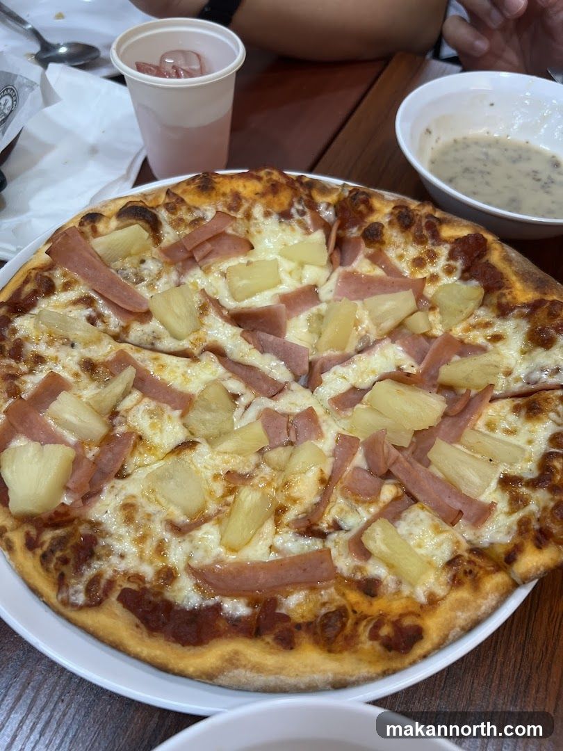 Hawaiian Pizza and Soup