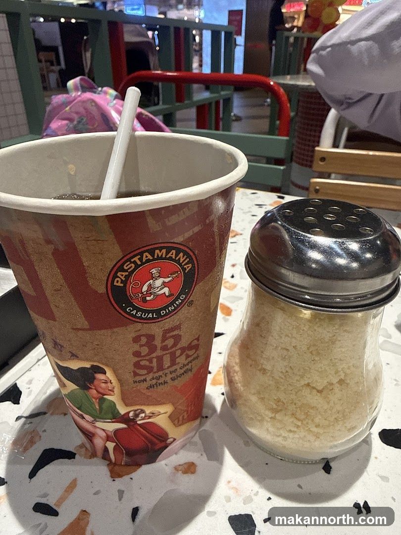 Pasta Mania Cup and Parmesan Shaker