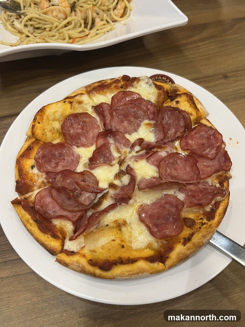 Pepperoni Pizza and Pasta