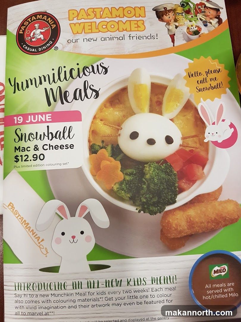 Pastamania "Snowball" Meal