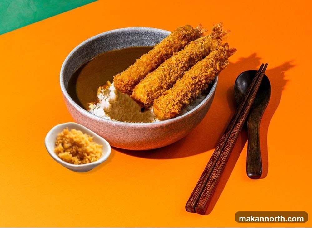 Japanese Curry with Fried Shrimp