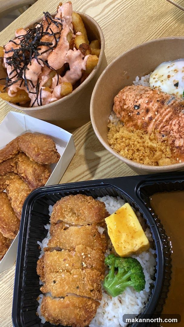 Assortment of Japanese-inspired dishes