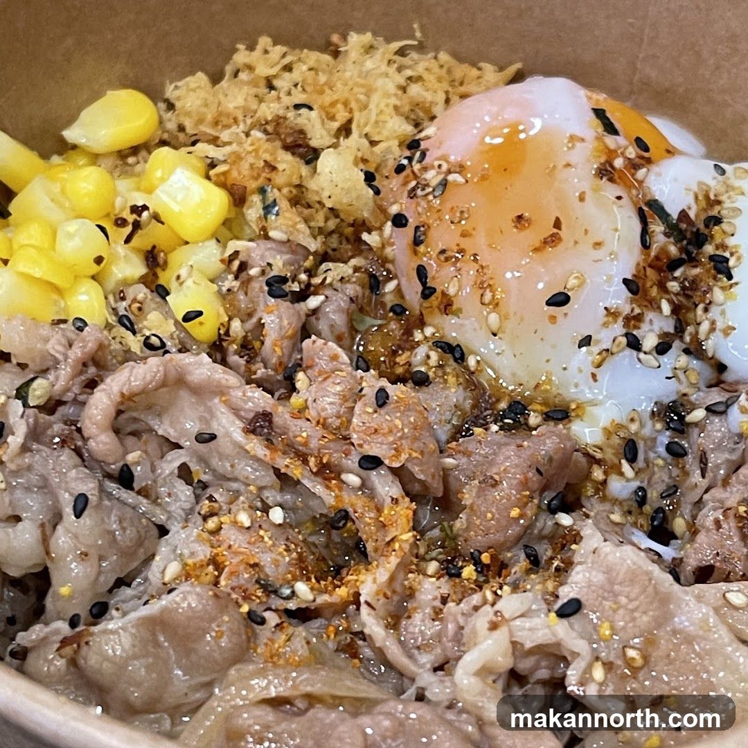 Beef and Egg Rice Bowl
