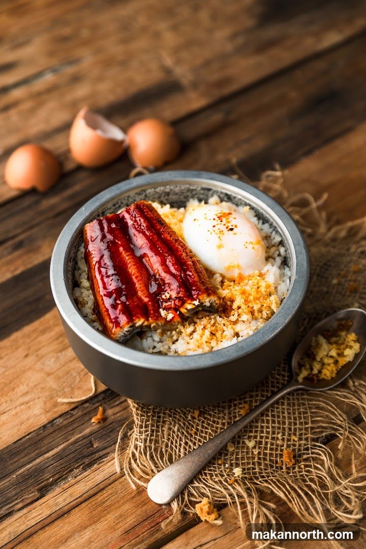 Unagi Donburi with Soft-Boiled Egg