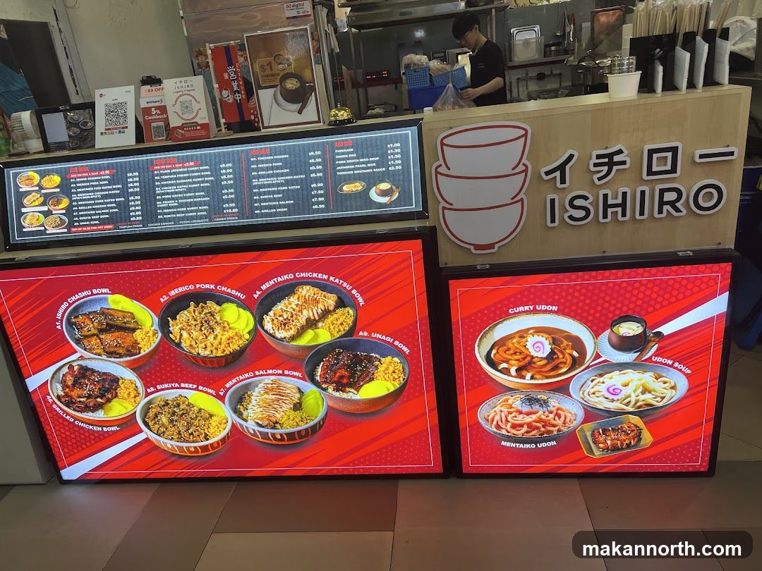 Japanese Food Stall Menu