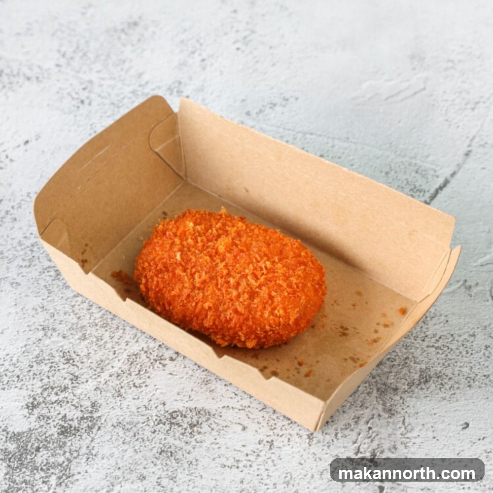 Fried Food Item in Cardboard Container