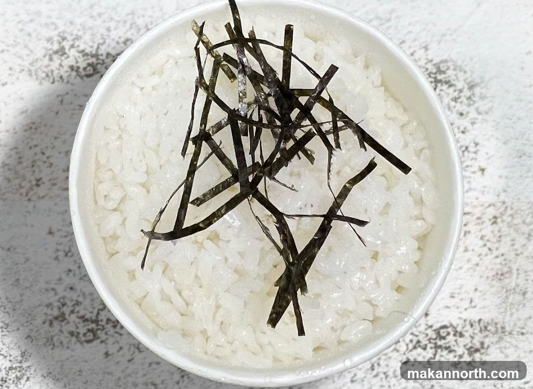 Bowl of Rice with Seaweed