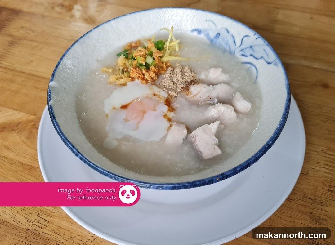 Congee with Egg and Chicken