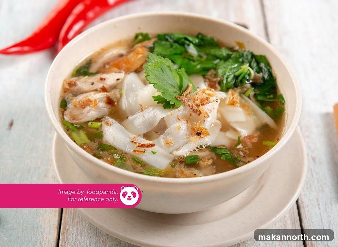 Noodle Soup with Chicken and Greens