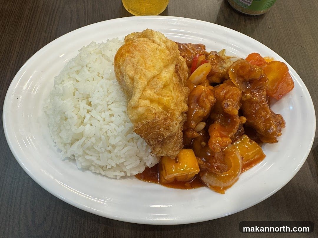 Sweet and Sour Pork with Rice
