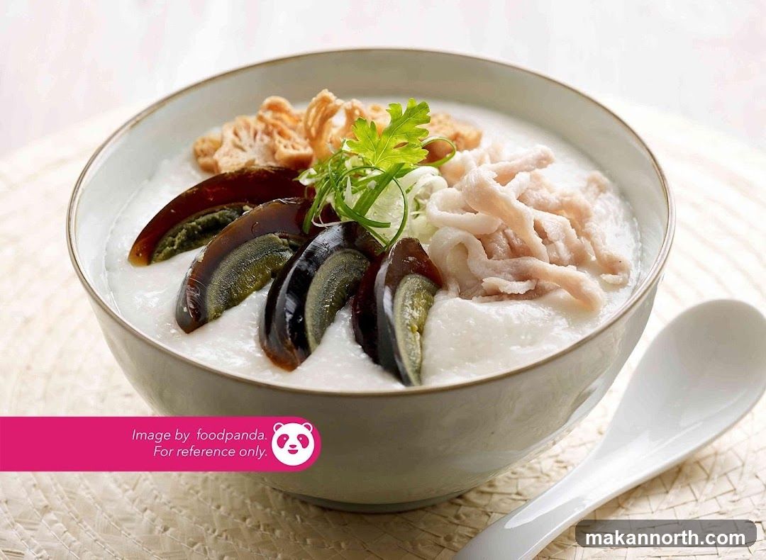Congee with Century Egg and Pork