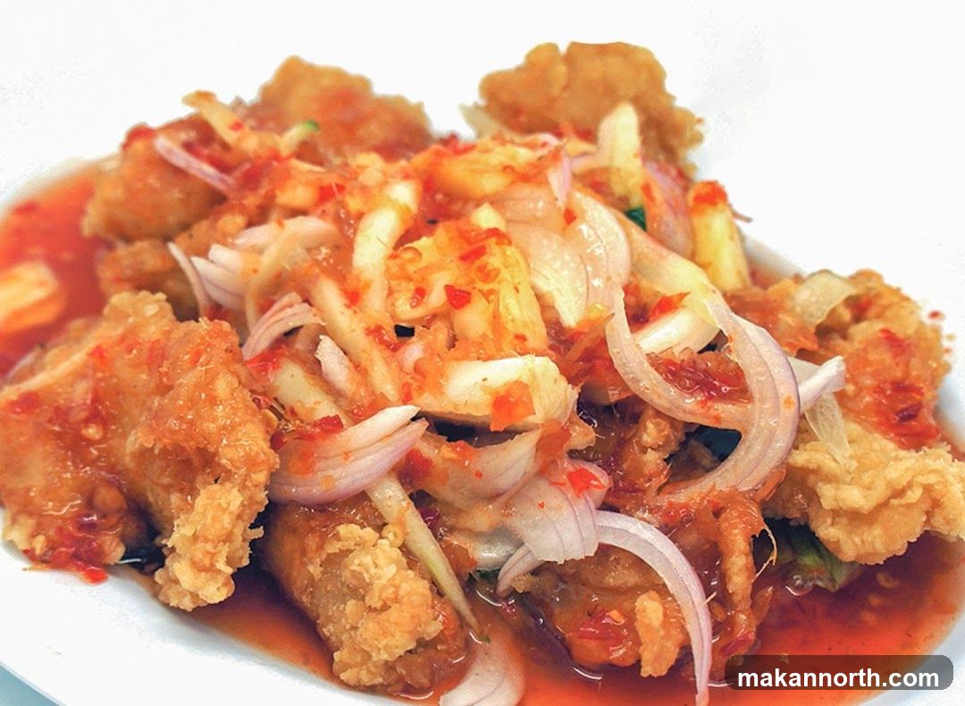 Fried Fish Salad